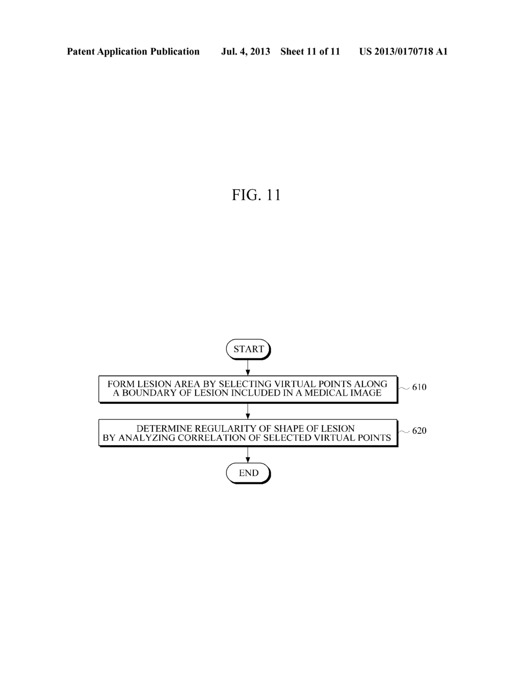 LESION DIAGNOSIS APPARATUS AND METHOD TO DETERMINE REGULARITY OF SHAPE OF     LESION - diagram, schematic, and image 12