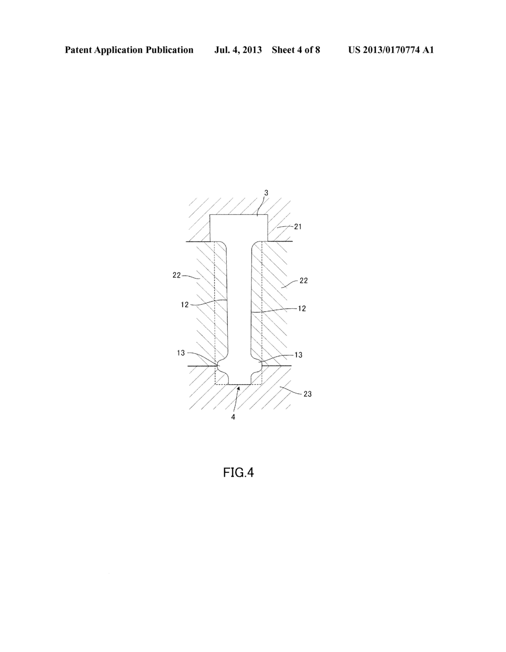 IRON-BASED METAL BEARING CAP TO BE CAST INTO LIGHT METAL MEMBER - diagram, schematic, and image 05