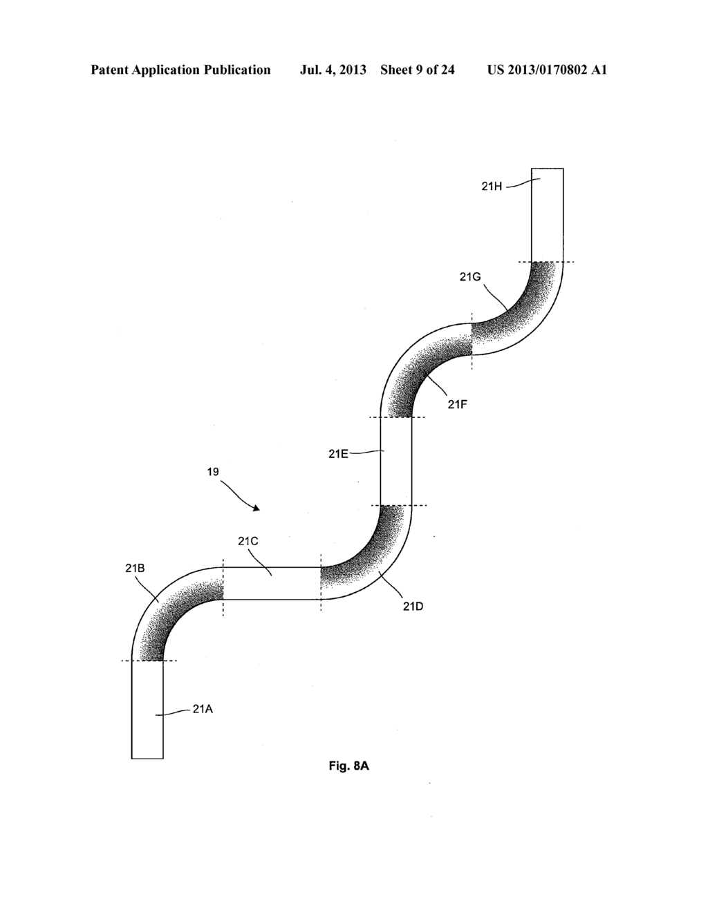 OPTICAL WAVEGUIDE AND A METHOD FOR MAKING AN OPTICAL WAVEGUIDE - diagram, schematic, and image 10