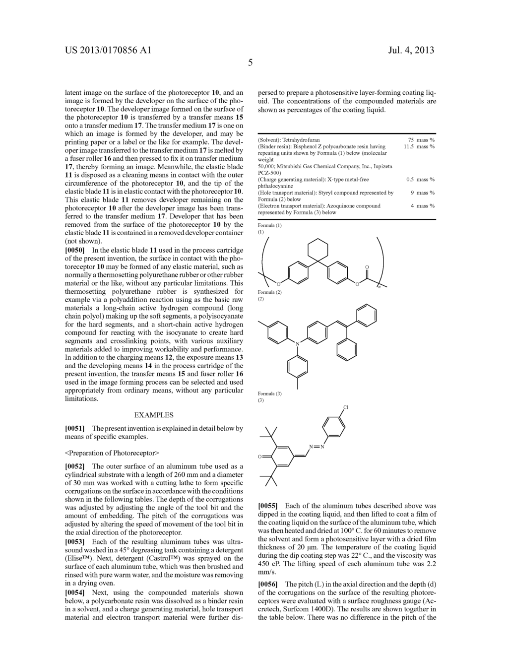 ELECTROPHOTOGRAPHIC PHOTORECEPTOR, PROCESS CARTRIDGE AND     ELECTROPHOTOGRAPHIC PHOTORECEPTOR MANUFACTURING METHOD - diagram, schematic, and image 11