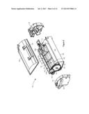 TONER CARTRIDGE HAVING A SHUTTER LOCK MECHANISM diagram and image