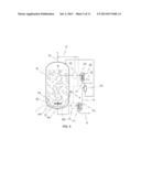 REACTION DEVICE FOR PRODUCING HYDROCARBONS FROM SYNTHESIS GAS diagram and image