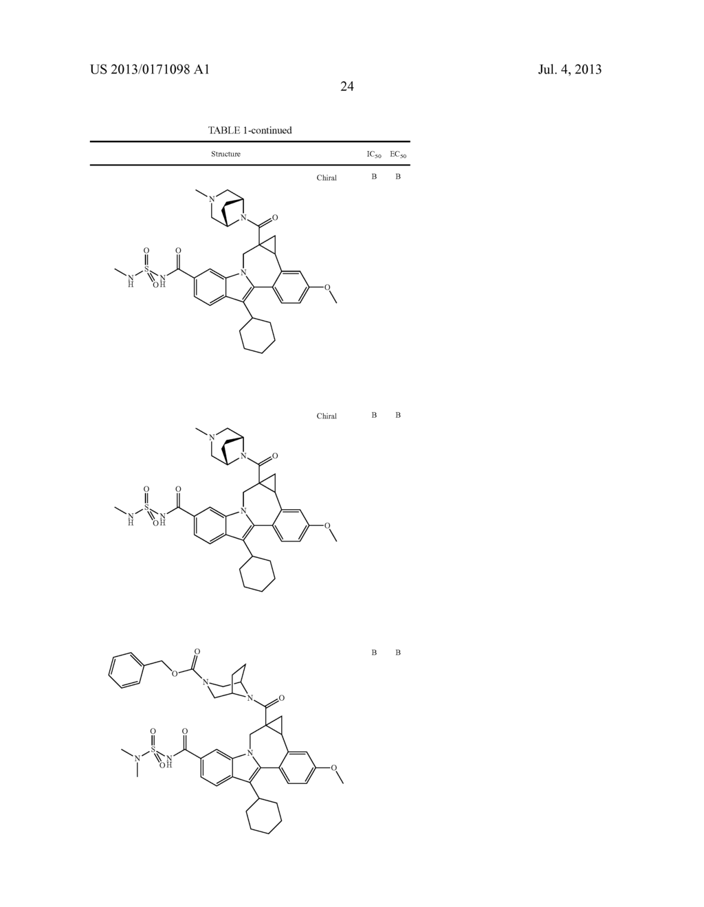 Cyclopropyl Fused Indolobenzazepine HCV NS5B Inhibitors - diagram, schematic, and image 25
