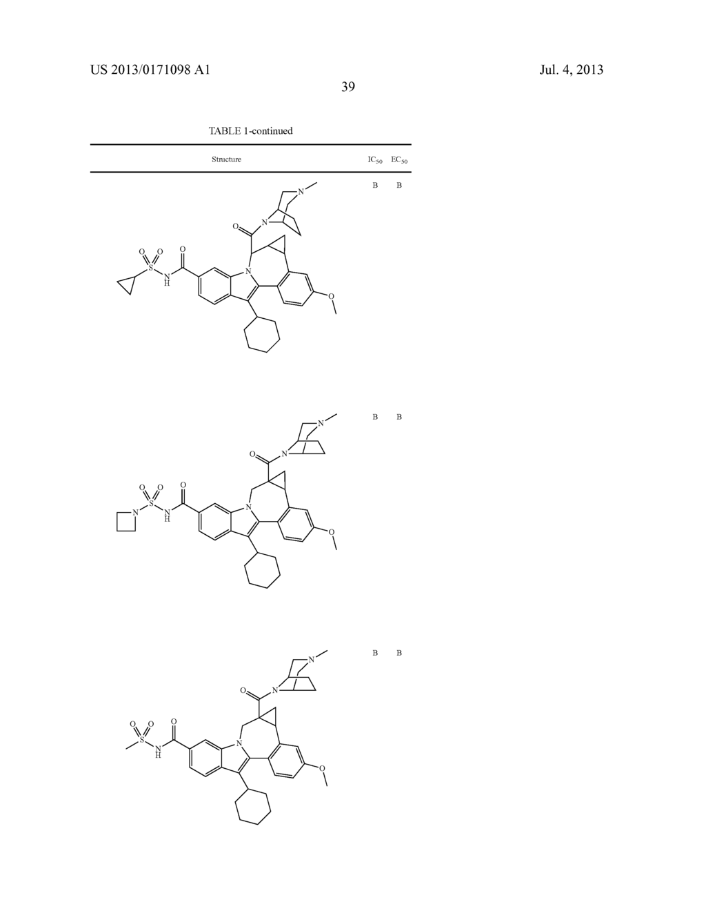 Cyclopropyl Fused Indolobenzazepine HCV NS5B Inhibitors - diagram, schematic, and image 40