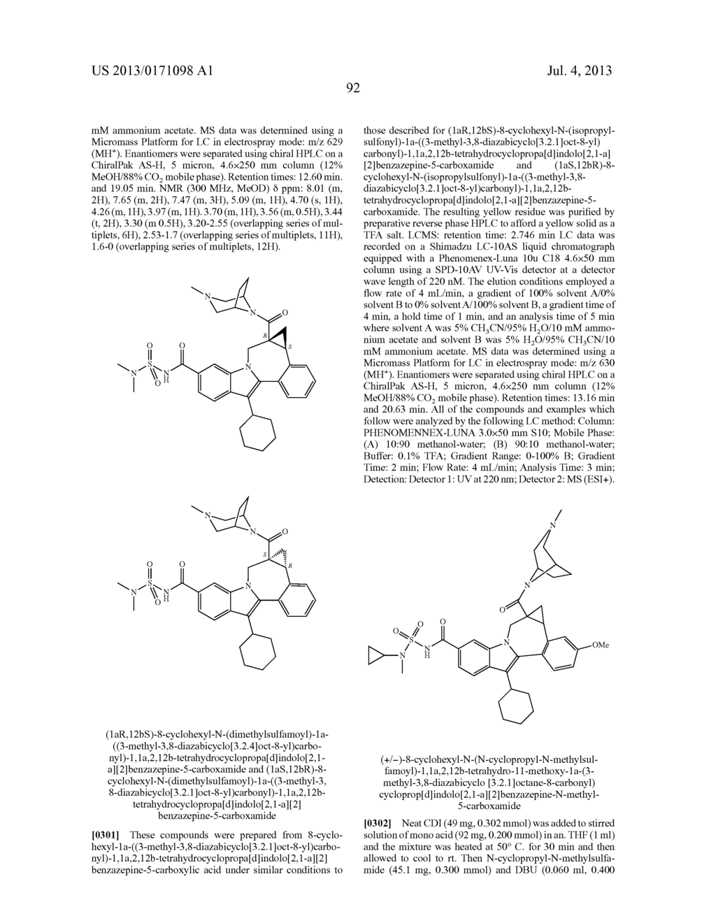 Cyclopropyl Fused Indolobenzazepine HCV NS5B Inhibitors - diagram, schematic, and image 93