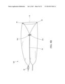 CUSHIONING AIR BAG WITH PREDETERMINED OPENING IN AIR CYLINDER TURNING ZONE     AND MANUFACTURING THEREOF diagram and image