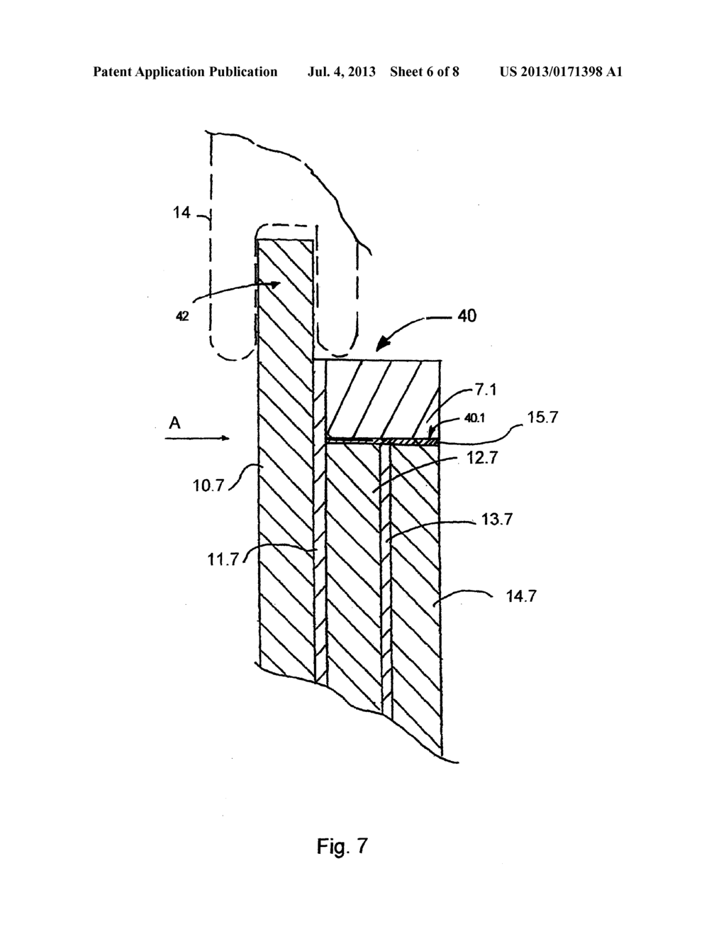 BULLET-PROOF GLASS PANE WITH EDGE REINFORCEMENT - diagram, schematic, and image 07