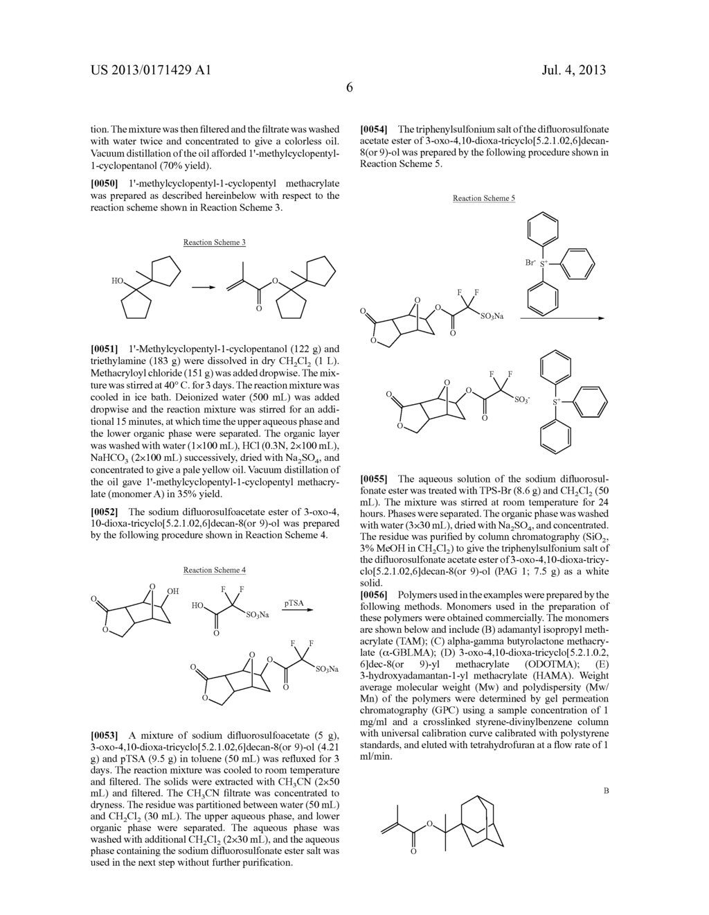 CYCLOALIPHATIC MONOMER, POLYMER COMPRISING THE SAME, AND PHOTORESIST     COMPOSITION COMPRISING THE POLYMER - diagram, schematic, and image 07