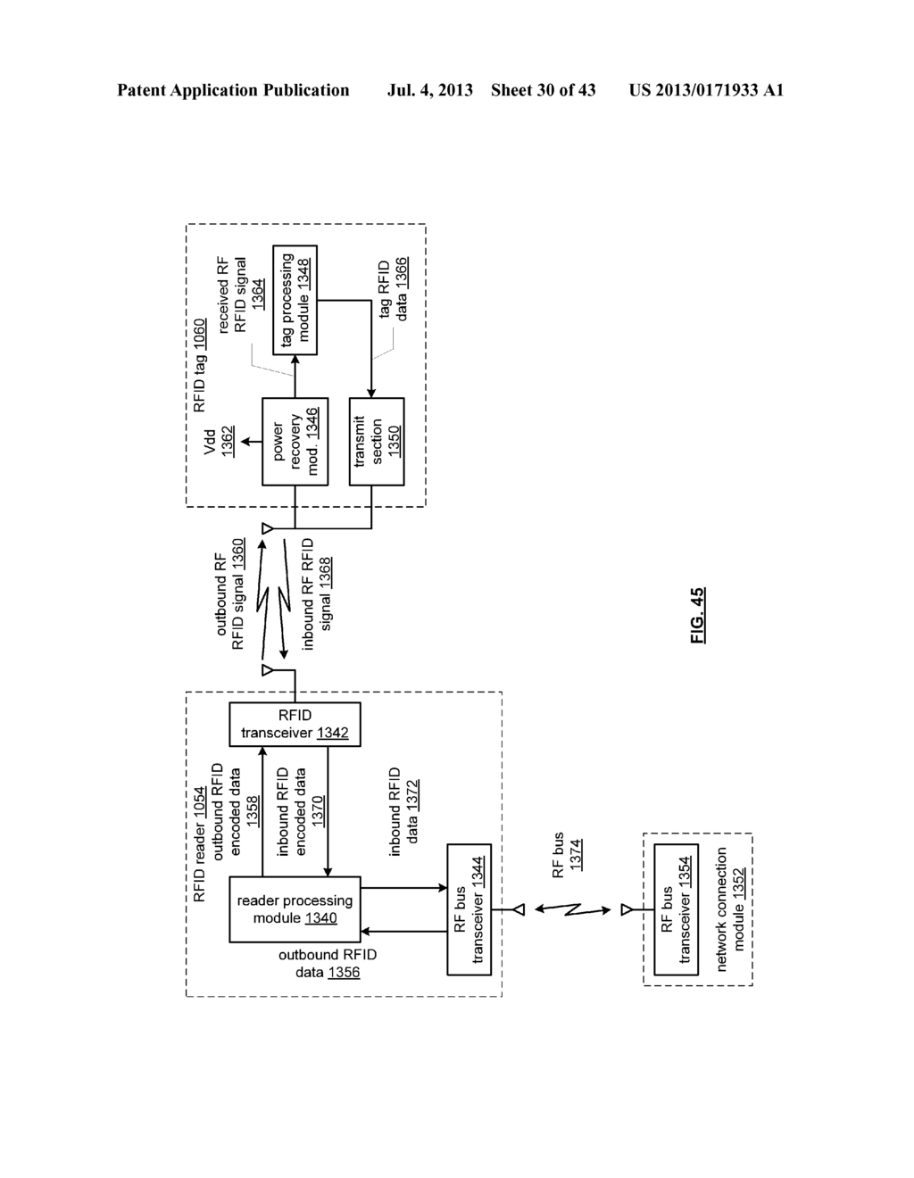 INTEGRATED CIRCUIT WITH MILLIMETER WAVE AND INDUCTIVE COUPLING AND METHODS     FOR USE THEREWITH - diagram, schematic, and image 31