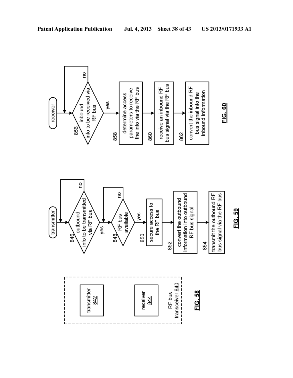 INTEGRATED CIRCUIT WITH MILLIMETER WAVE AND INDUCTIVE COUPLING AND METHODS     FOR USE THEREWITH - diagram, schematic, and image 39