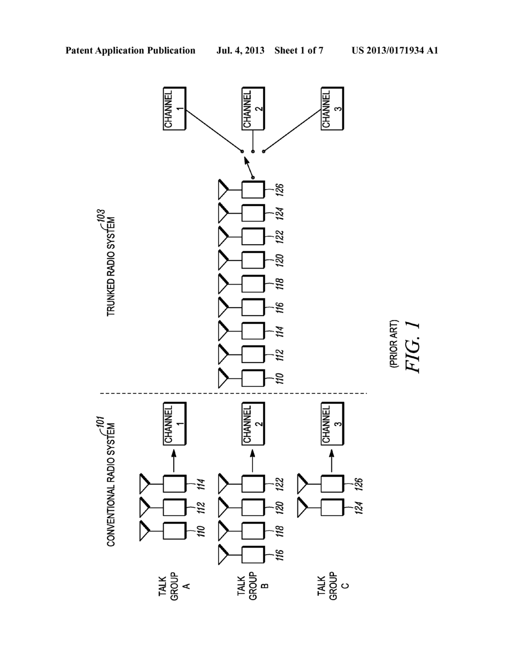 METHOD AND APPARATUS FOR TRANSMISSION IN A TRUNKED RADIO COMMUNICATION     SYSTEM - diagram, schematic, and image 02