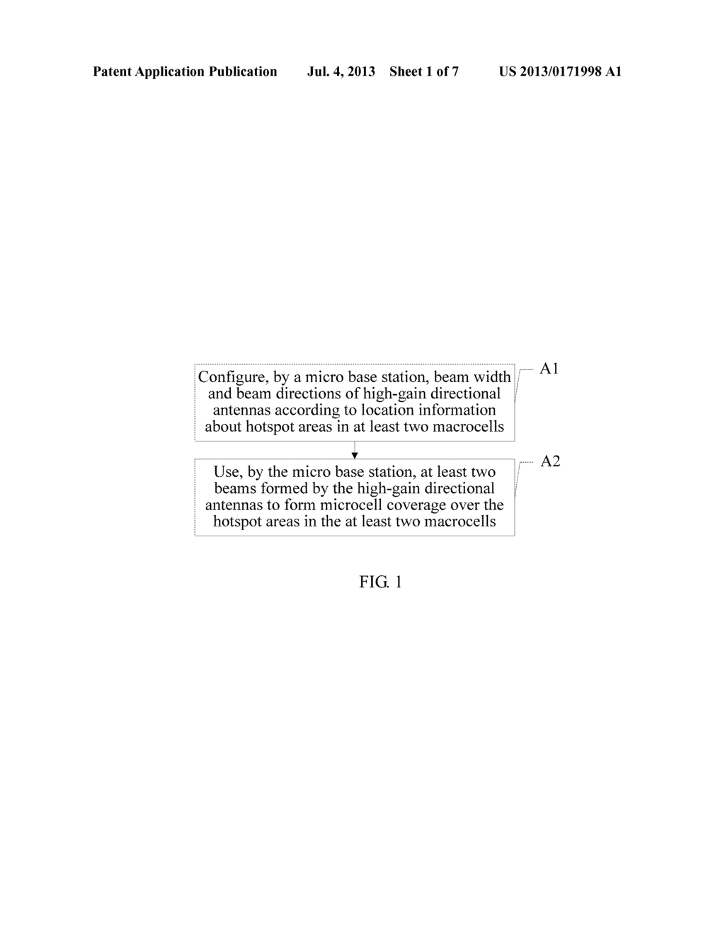 Method, Micro Base Station, and Communications System for Creating     Microcell - diagram, schematic, and image 02