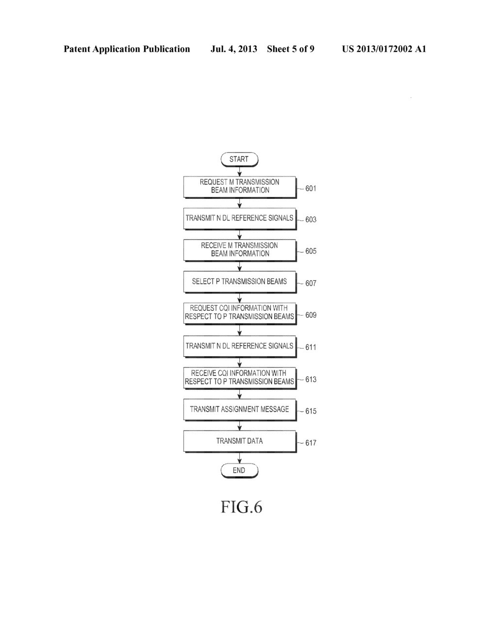 BEAMFORMING METHOD AND APPARATUS FOR ACQUIRING TRANSMISSION BEAM DIVERSITY     IN A WIRELESS COMMUNICATION SYSTEM - diagram, schematic, and image 06