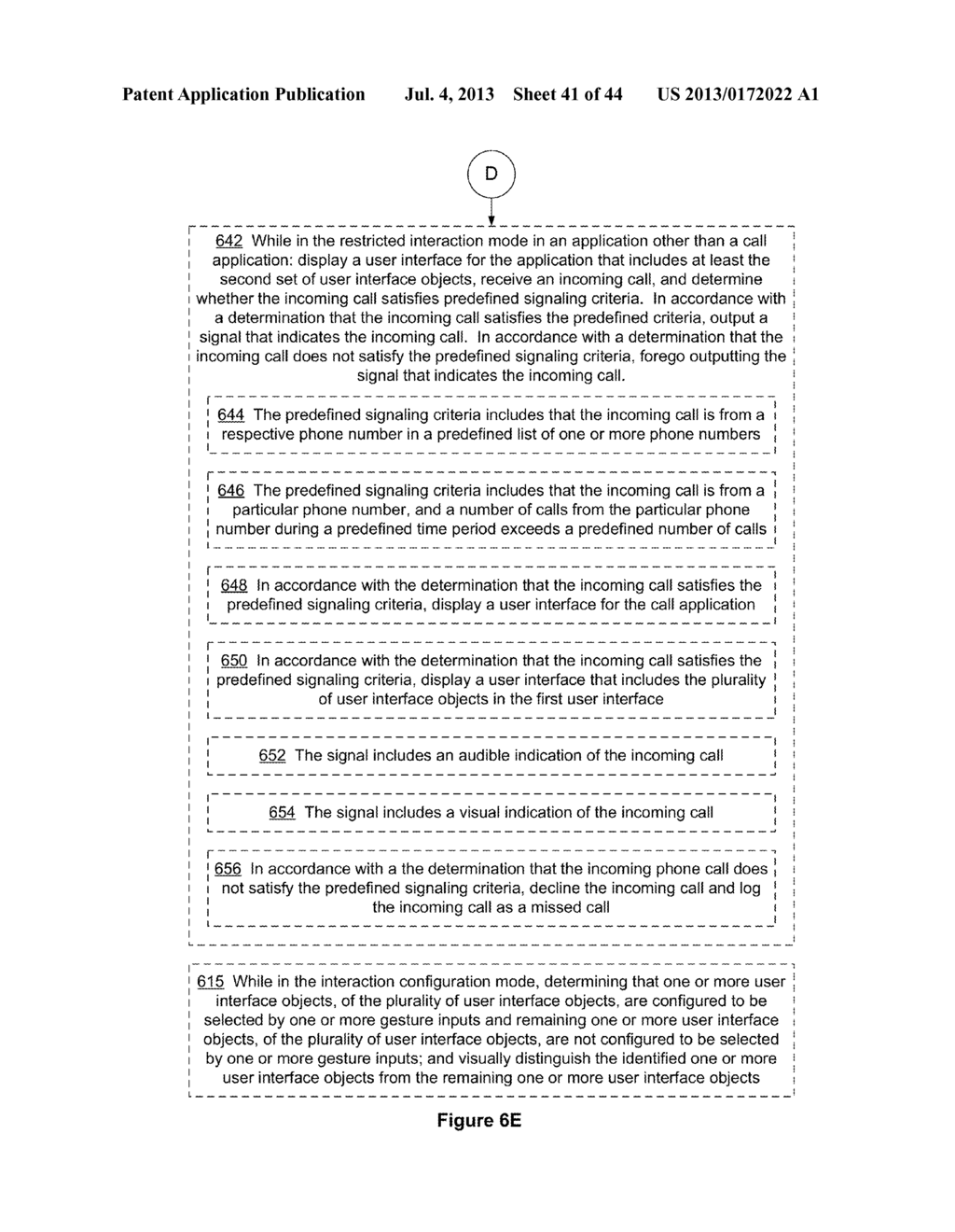 Device, Method, and Graphical User Interface for Configuring and     Implementing Restricted Interactions with a User Interface - diagram, schematic, and image 42