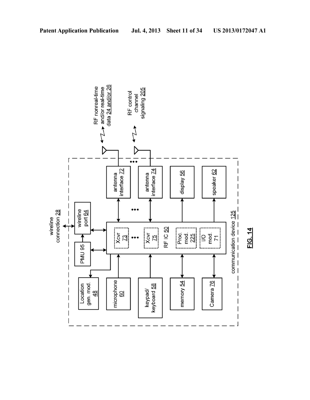 MULTISERVICE COMMUNICATION DEVICE WITH LOGICAL CONTROL CHANNEL - diagram, schematic, and image 12