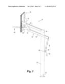 BASKETBALL BACKBOARD AND RIM MOUNTING SYSTEM diagram and image