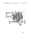 POWERTRAIN WITH DOUBLE EPICYCLIC GEAR TRAIN FOR A HYBRID TYPE MOTOR     VEHICLE. diagram and image