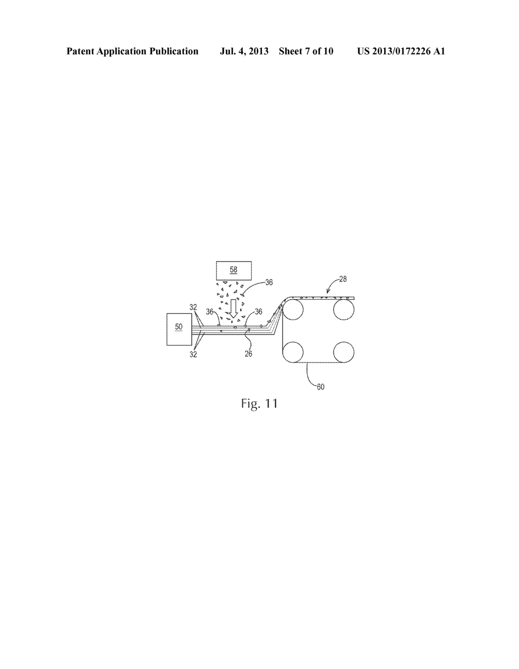 FIBROUS STRUCTURES COMPRISING PARTICLES AND METHODS FOR MAKING SAME - diagram, schematic, and image 08