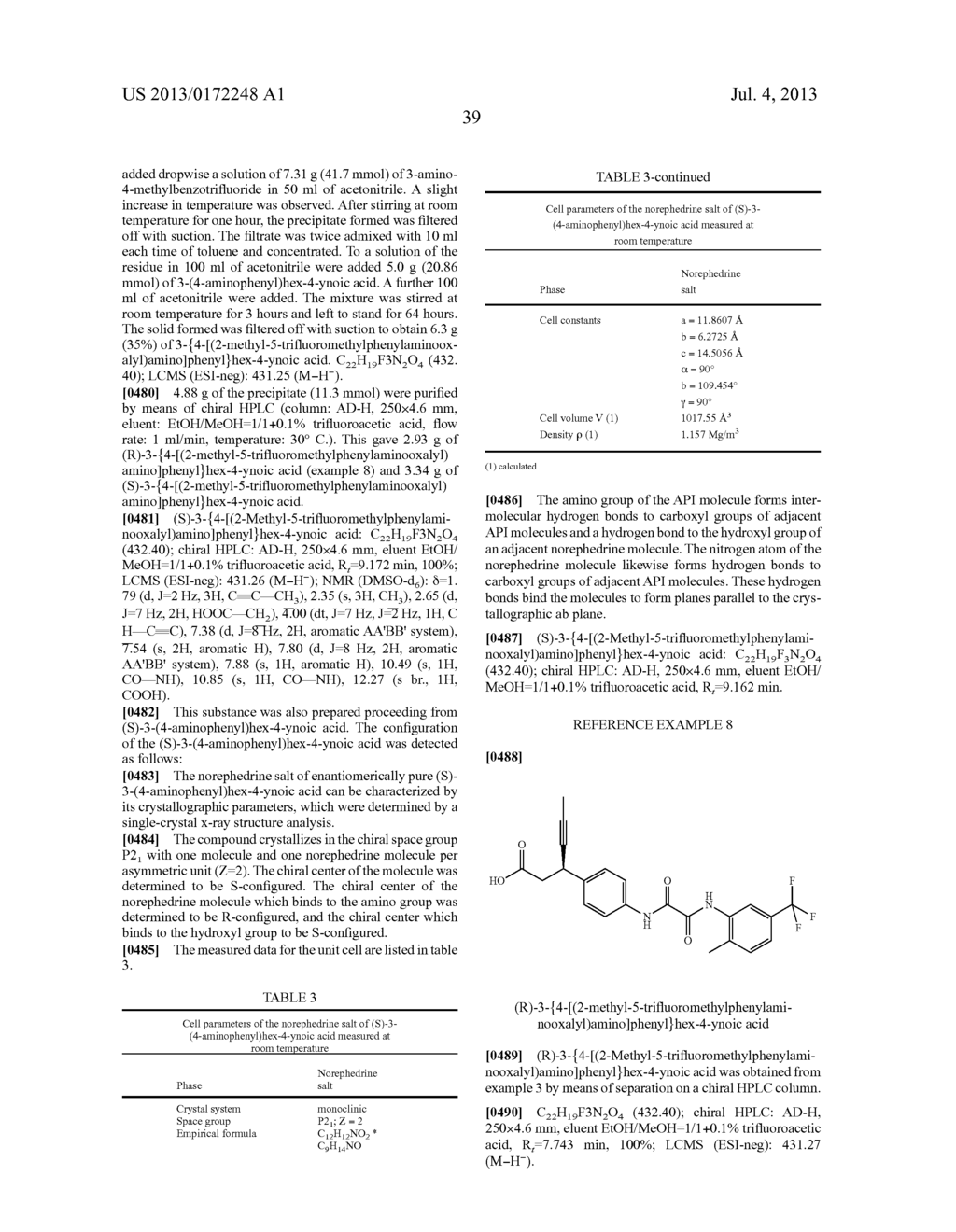 3-[4-(PHENYLAMINOOXALYLAMINO)PHENYL]HEX-4-YNOIC ACIDS, PROCESS FOR     PREPARATION THEREOF AND USE THEREOF AS A MEDICAMENT - diagram, schematic, and image 40