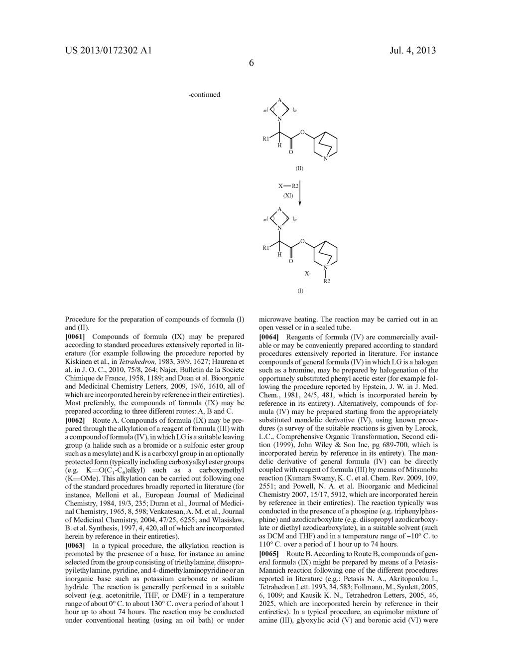 QUINUCLIDINE ESTERS OF 1-AZAHETEROCYCLYLACETIC ACID AS ANTIMUSCARINIC     AGENTS, PROCESS FOR THEIR PREPARATION AND MEDICINAL COMPOSITIONS THEREOF - diagram, schematic, and image 07