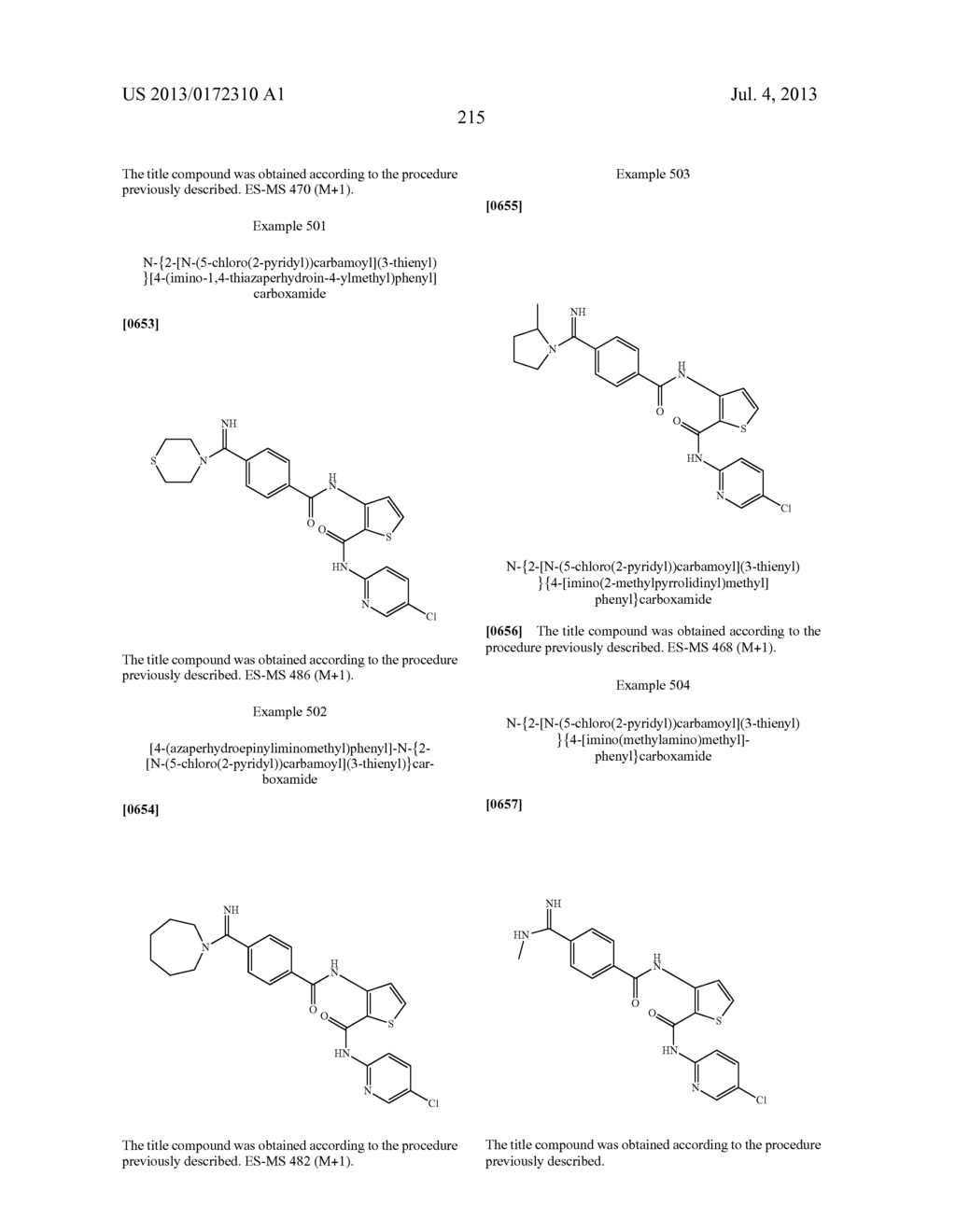 BENZAMIDES AND RELATED INHIBITORS OF FACTOR XA - diagram, schematic, and image 216