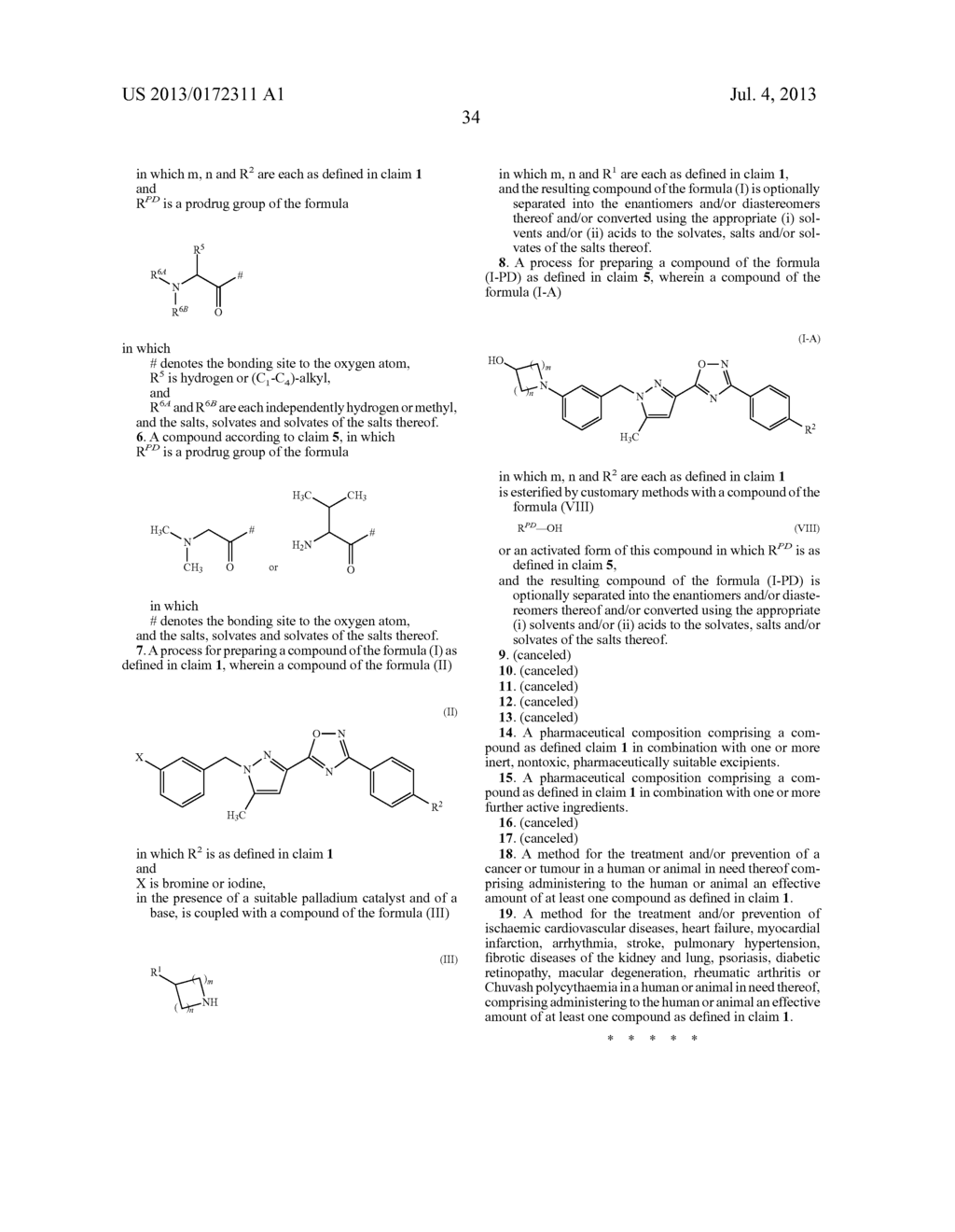 Substituted heterocyclyl benzyl pyrazoles, and use thereof - diagram, schematic, and image 35