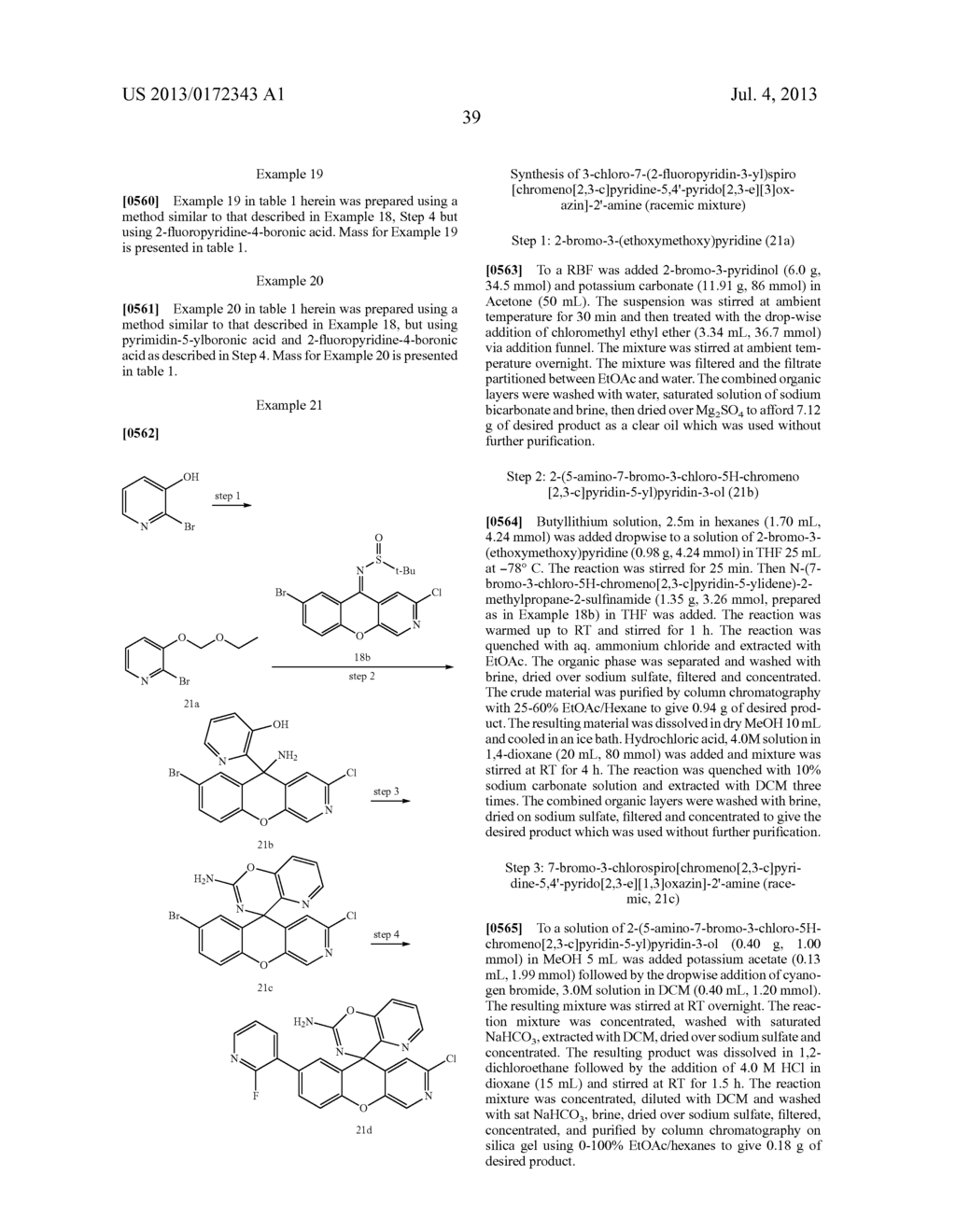 Derivatives of 1H-isoindol-3-amine, 1H-iso-aza-indol-3amine,     3,4-dihydroisoquinolin-1-amine, and 1,4-dihydroisoquinolin-3-amine as     Beta-secretase Inhibitors - diagram, schematic, and image 40