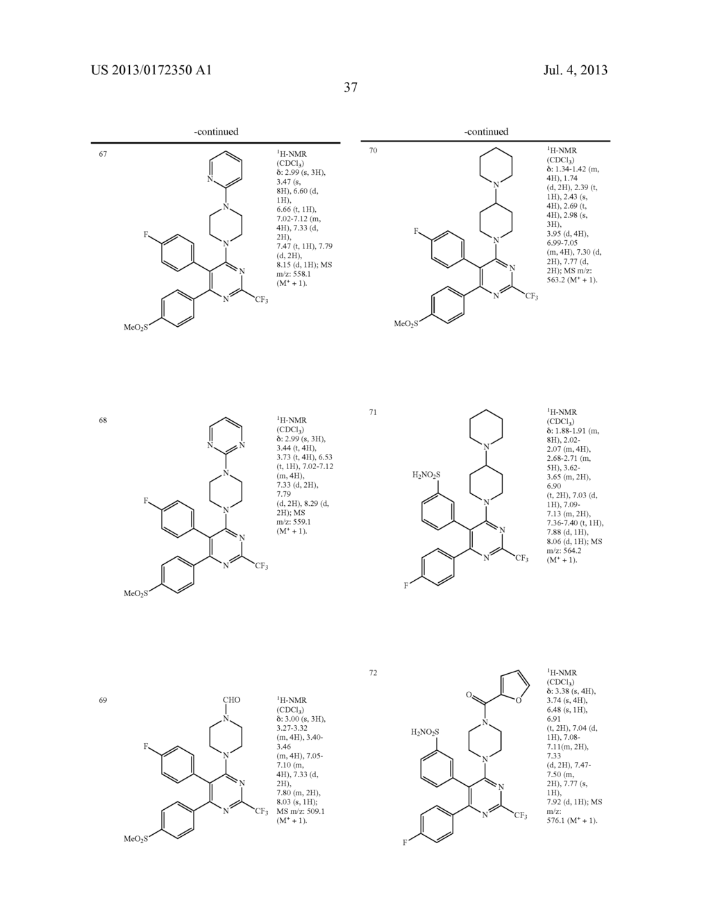 PYRIMIDINE COMPOUNDS AND THEIR USES - diagram, schematic, and image 38