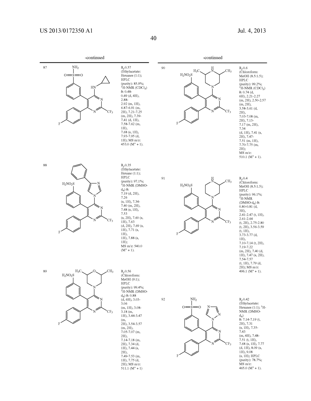 PYRIMIDINE COMPOUNDS AND THEIR USES - diagram, schematic, and image 41