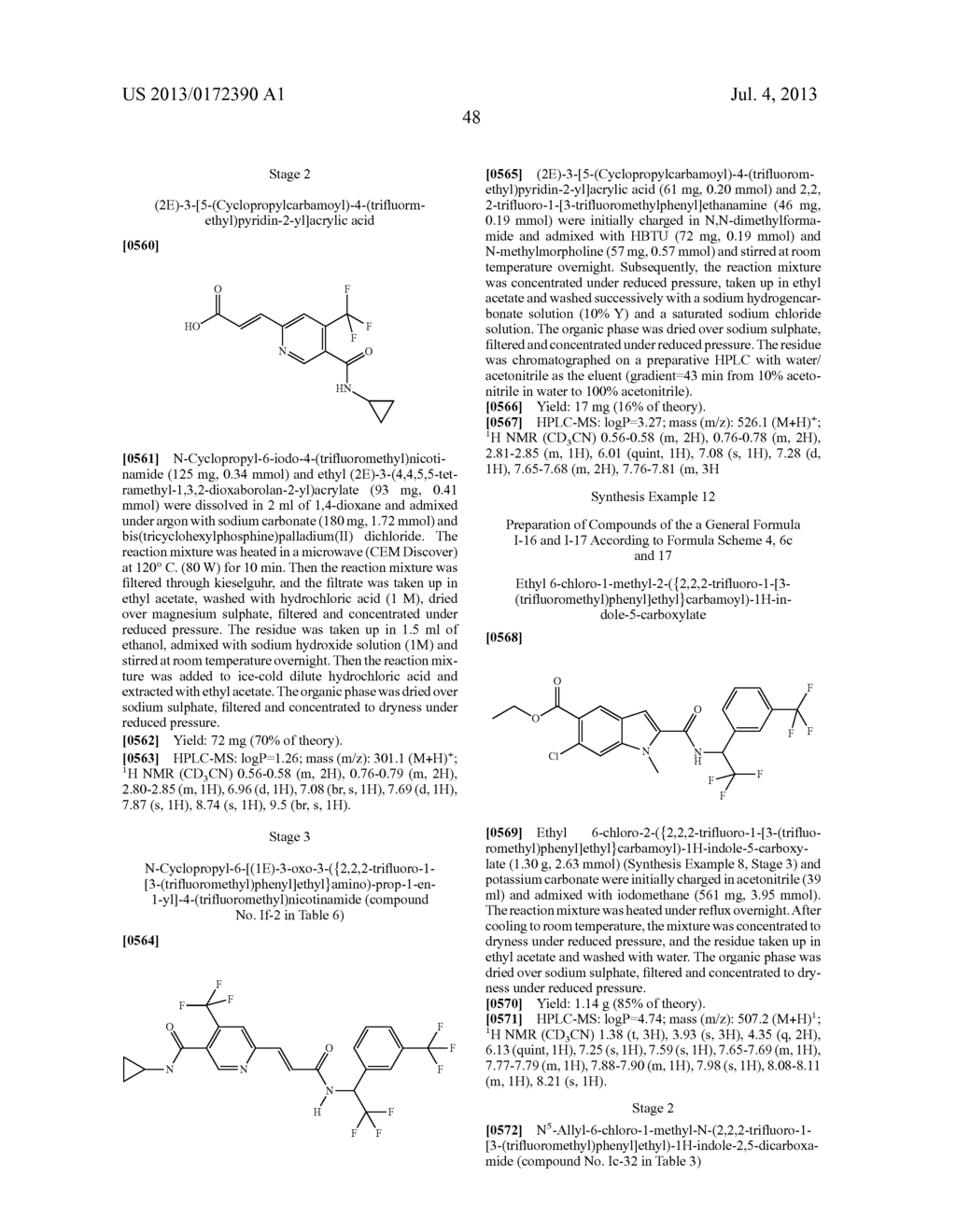 Haloalkyl-Substituted Amides as Insecticides and Acaricides - diagram, schematic, and image 49
