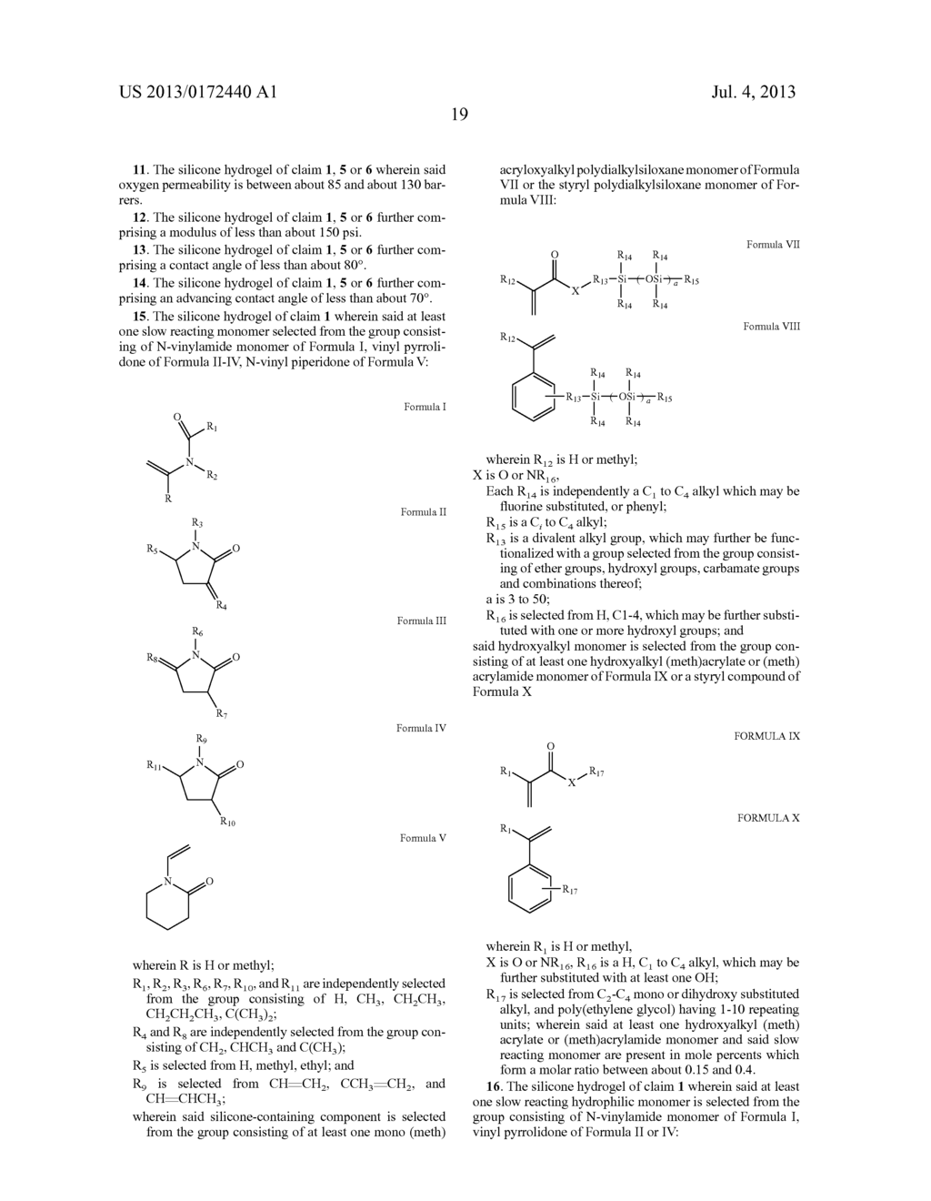 SILICONE HYDROGELS COMPRISING DESIRABLE WATER CONTENT AND OXYGEN     PERMEABILITY - diagram, schematic, and image 24