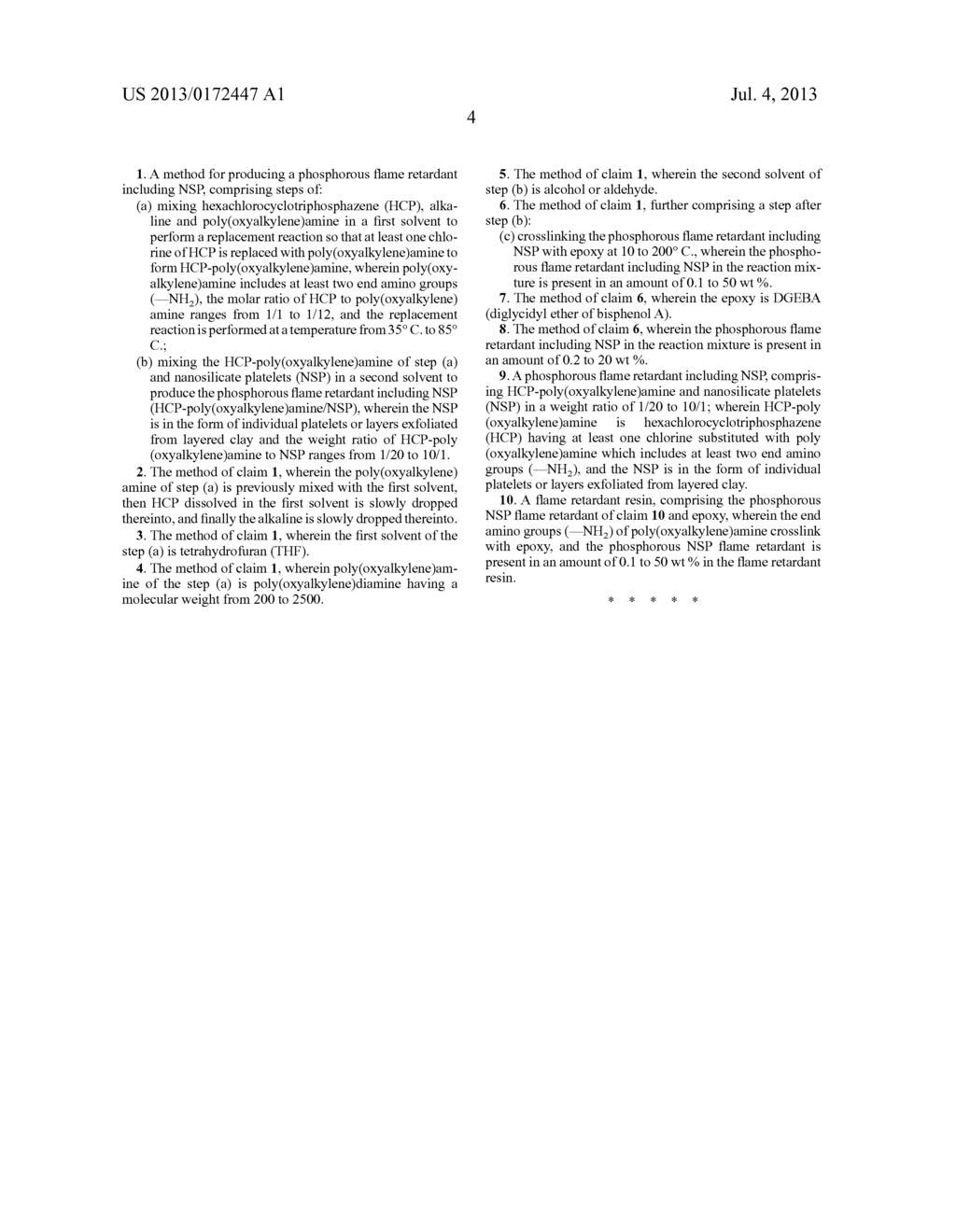 PHOSPHOROUS FLAME RETARDANT INCLUDING NSP - diagram, schematic, and image 07