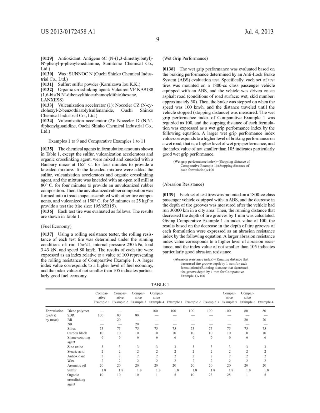 RUBBER COMPOSITION FOR TIRE AND PNEUMATIC TIRE - diagram, schematic, and image 10