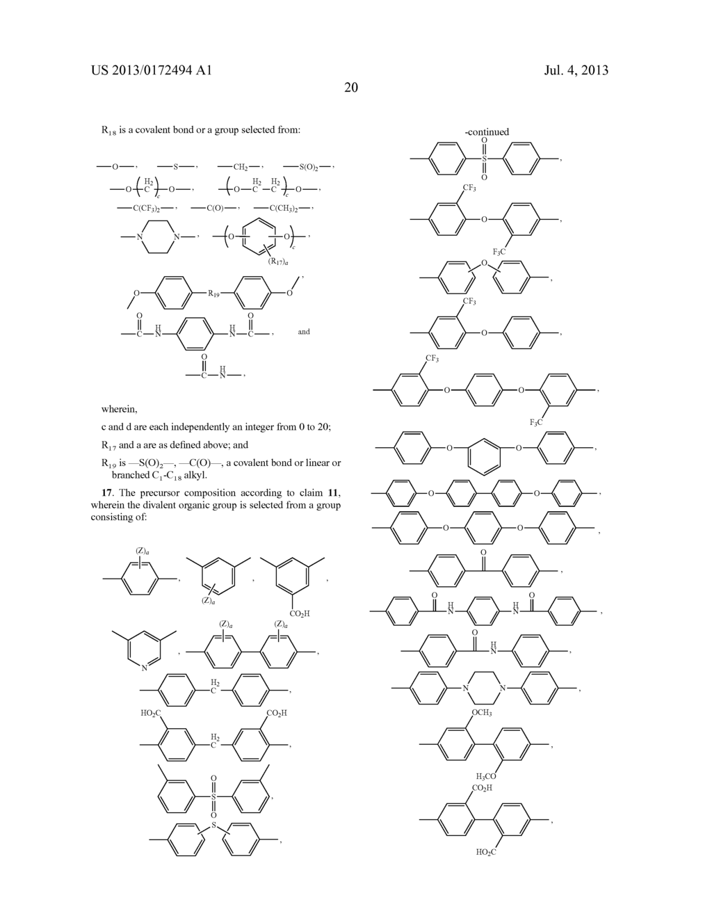 POLYIMIDE PRECURSOR COMPOSITION AND PREPARATION METHOD AND USE THEREOF - diagram, schematic, and image 22