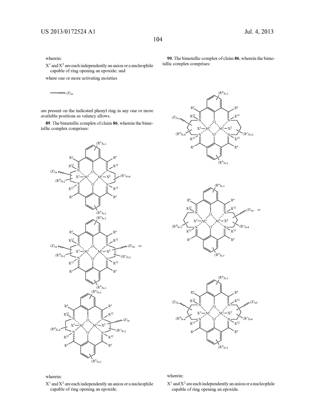 CATALYSTS AND METHODS FOR POLYMER SYNTHESIS - diagram, schematic, and image 105
