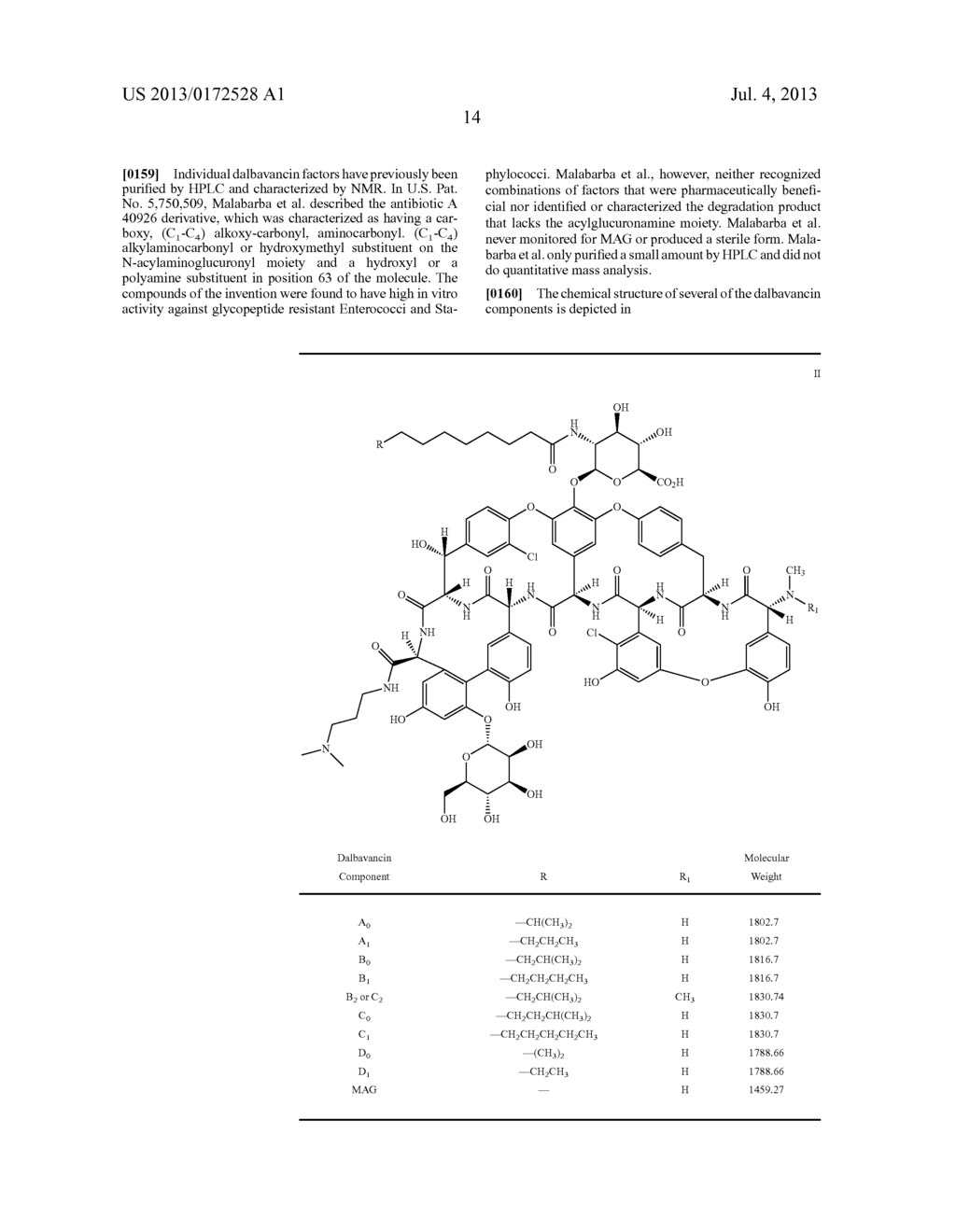 DALBAVANCIN COMPOSITIONS FOR TREATMENT OF BACTERIAL INFECTIONS - diagram, schematic, and image 56