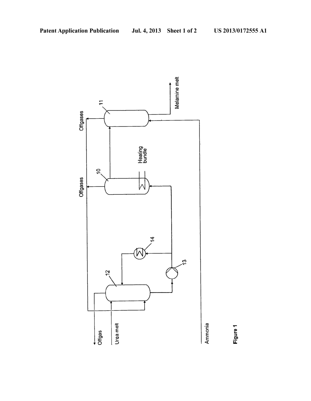 Horizontal High-Pressure Melamine Reactor - diagram, schematic, and image 02