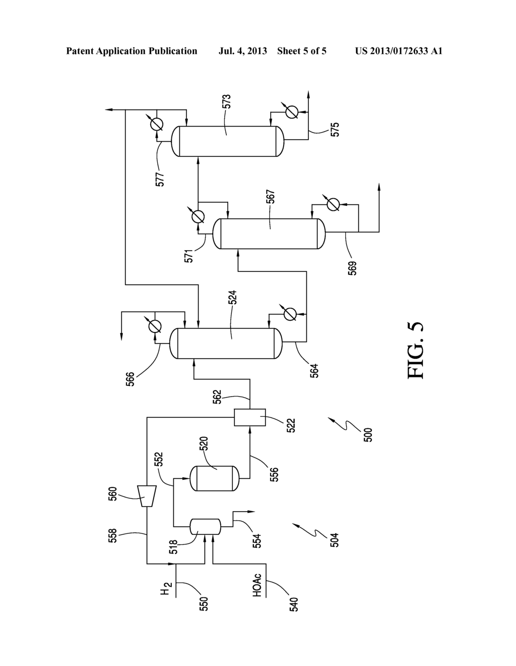 Process For Producing Ethanol From Impure Methanol - diagram, schematic, and image 06