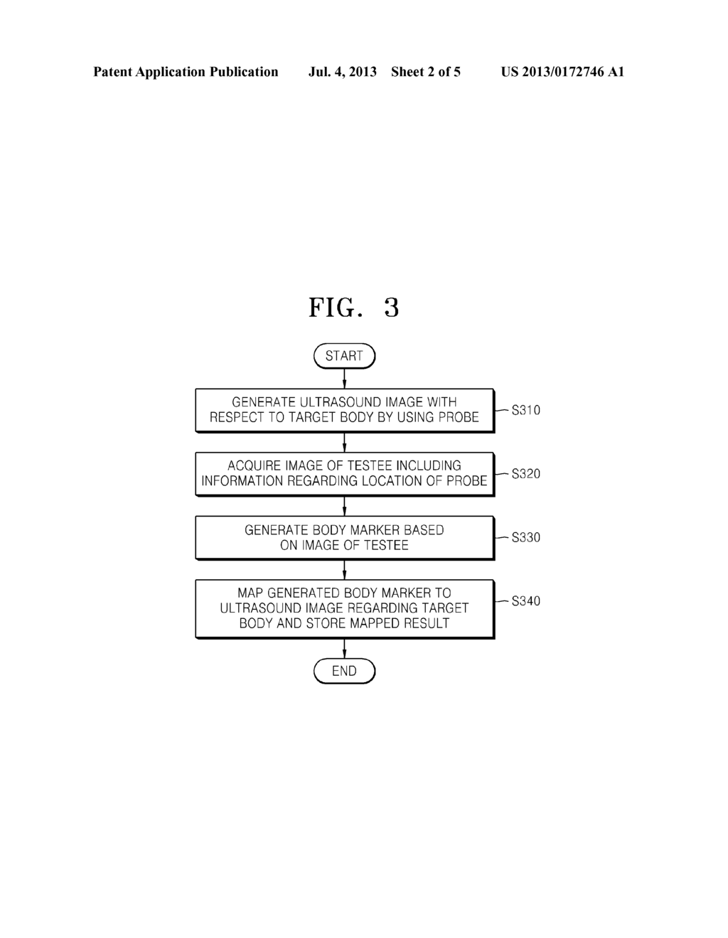 METHOD FOR PROVIDING BODY MARKER AND ULTRASOUND DIAGNOSTIC APPARATUS     THEREFOR - diagram, schematic, and image 03