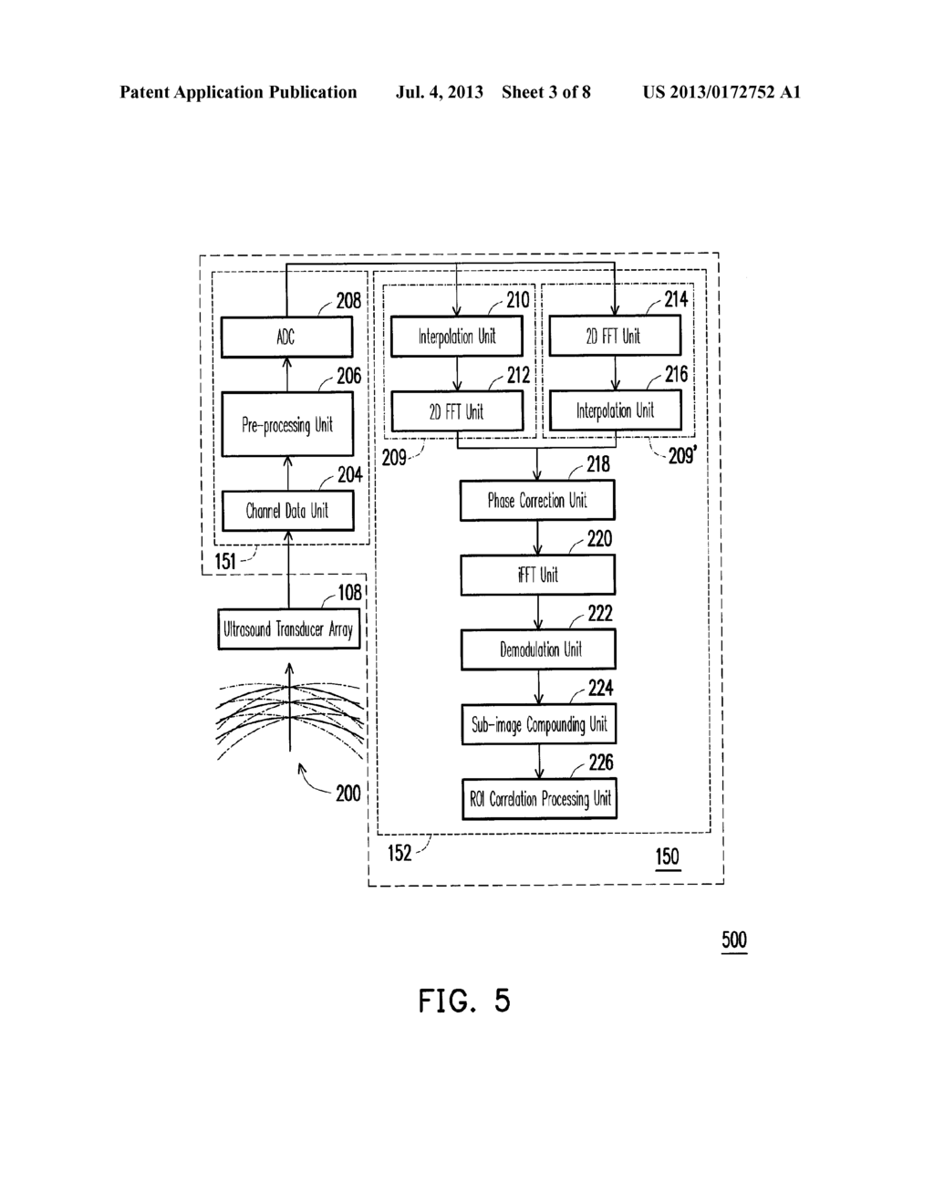 ULTRASOUND TRANSDUCER APPARATUS AND ULTRASOUND IMAGING SYSTEM AND IMAGING     METHOD - diagram, schematic, and image 04