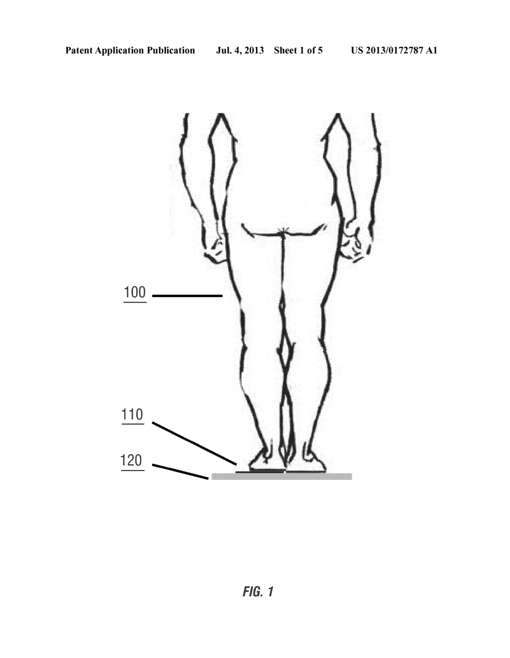 SYSTEM, METHOD AND APPARATUS FOR DETERMINING THE THICKNESS OF ORTHOTICS     NEEDED TO CORRECT FOR DIFFERENCES IN LEG LENGTH - diagram, schematic, and image 02