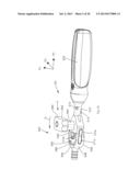 Suprapatellar Insertion System, Kit and Method diagram and image