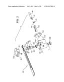 SURGICAL SAGITTAL SAW CAPABLE OF ACTUATING A BLADE ASSEMBLY THAT INCLUDES     A STATIC BAR AND A DRIVE ROD diagram and image