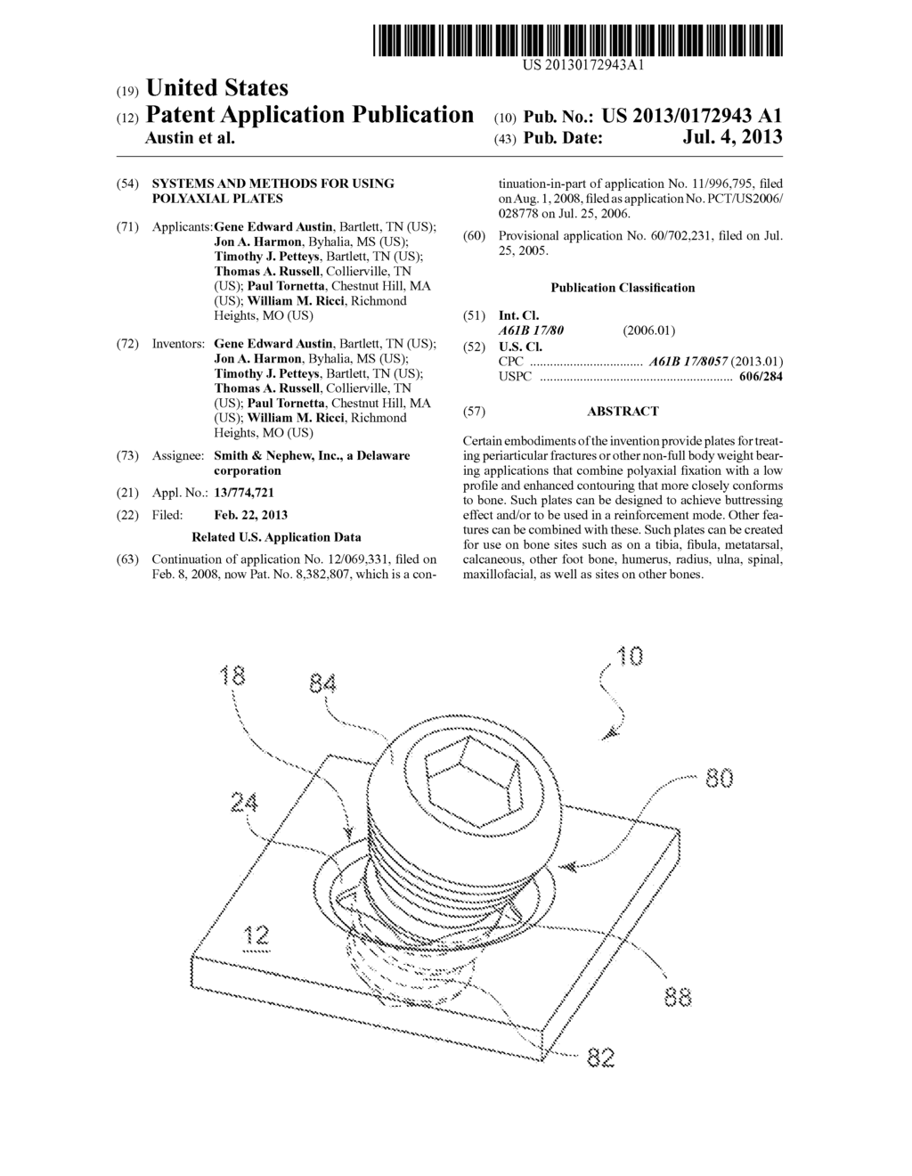 SYSTEMS AND METHODS FOR USING POLYAXIAL PLATES - diagram, schematic, and image 01