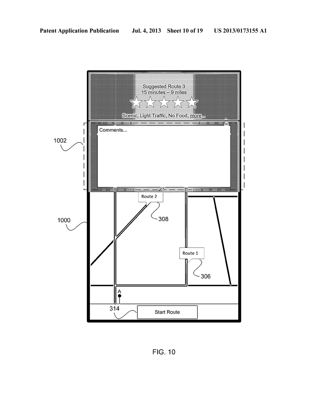 User-Specified Route Rating and Alerts - diagram, schematic, and image 11