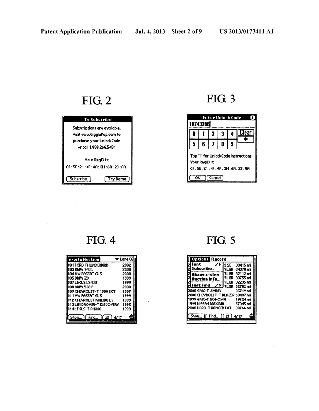 METHOD FOR PROVIDING VEHICLE INFORMATION AT A LIVE AUCTION - diagram, schematic, and image 03