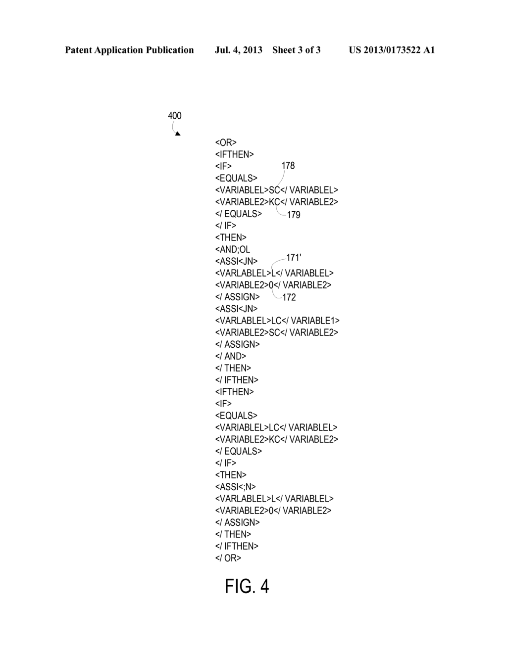 SYSTEM AND METHOD FOR APPLYING DISTINGUISHING INDICIA TO LANGUAGE IN A     MODEL - diagram, schematic, and image 04