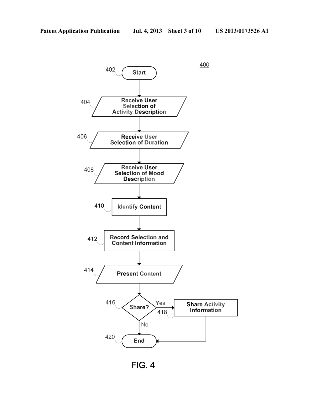 METHODS, SYSTEMS, AND MEANS FOR AUTOMATICALLY IDENTIFYING CONTENT TO BE     PRESENTED - diagram, schematic, and image 04