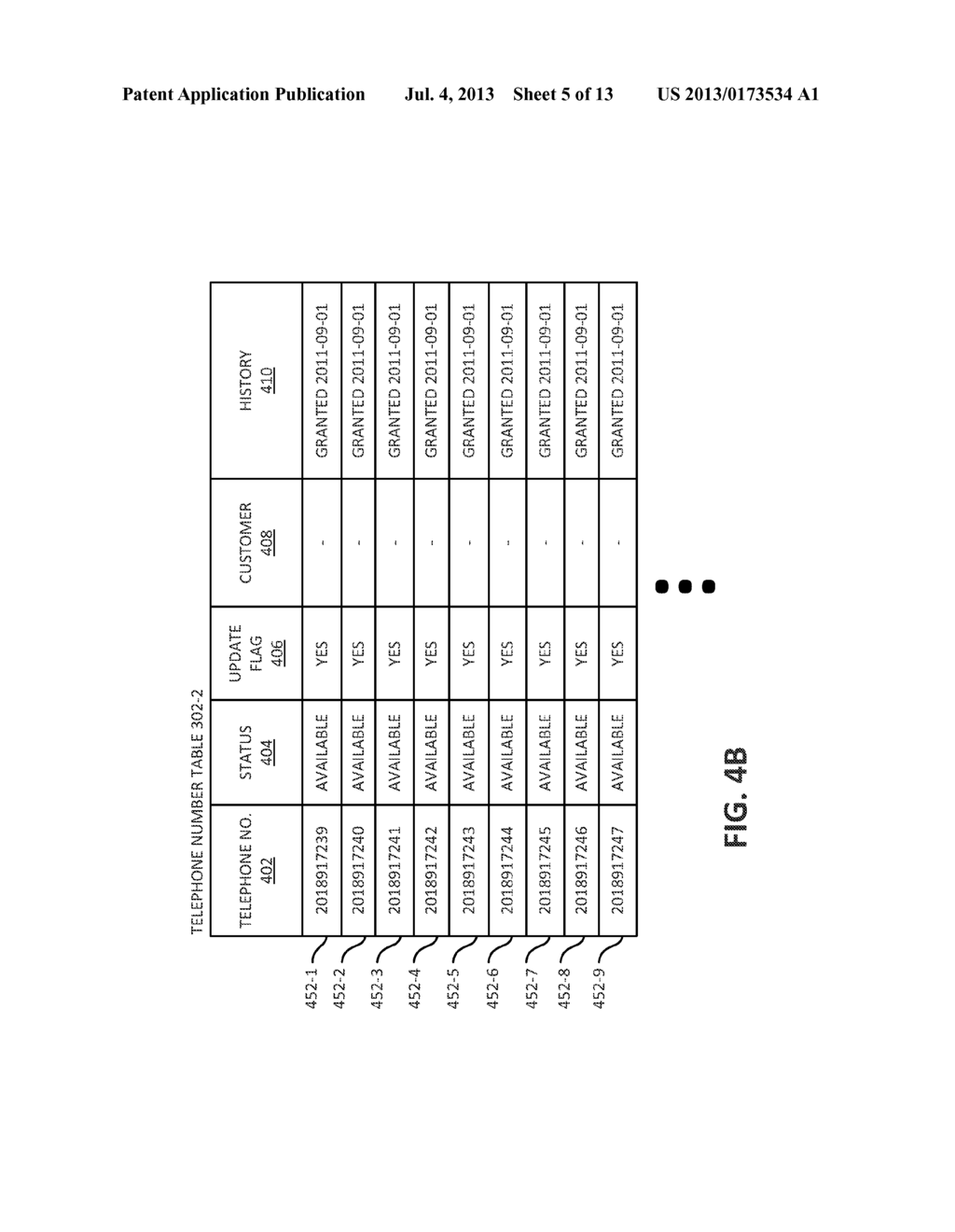 TELEPHONE NUMBER USE ANALYSIS FOR GROUPS OF TELEPHONE NUMBERS - diagram, schematic, and image 06