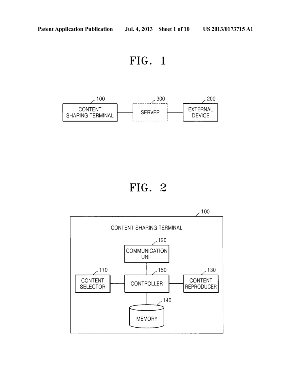 METHOD AND TERMINAL FOR SHARING CONTENT - diagram, schematic, and image 02